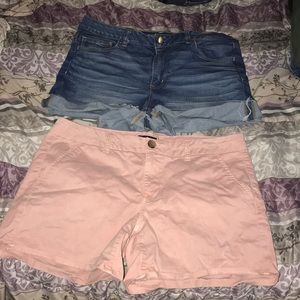 2 pairs of American Eagle shorts